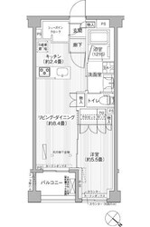 シティカレント目黒学芸大学の物件間取画像